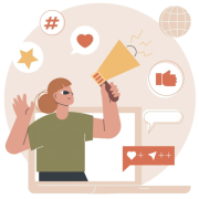 online-marketing-abstract-illustration